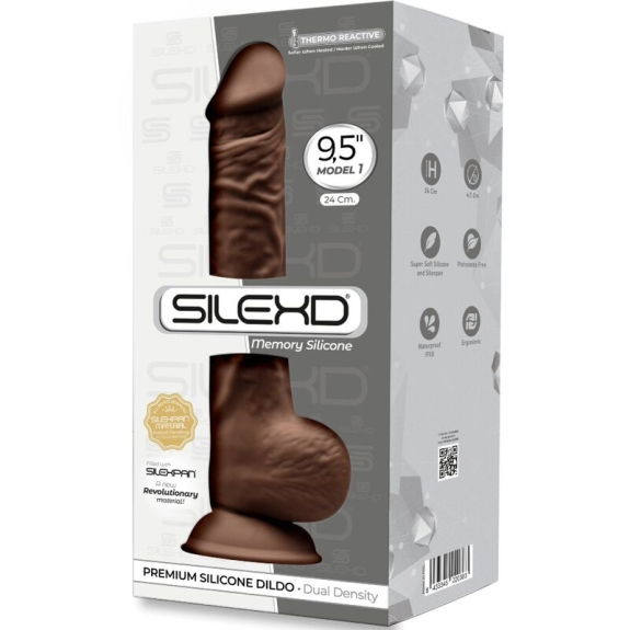 Realistische Penis - Premium Silexpan Siliconen 24 cm