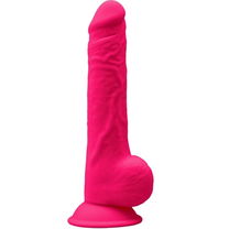 Realistische Penis Premium Silexpan Siliconen Fuchsia 24