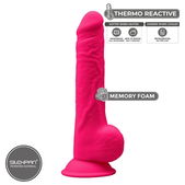 Realistische Penis Premium Silexpan Siliconen Fuchsia 24