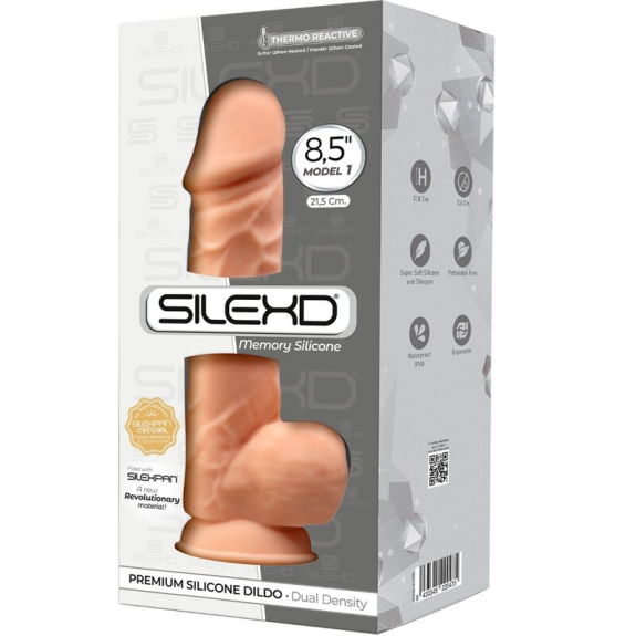 Realistische Penis Premium Silexpan Siliconen 21.5 cm