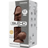 Realistische Penis Premium Silicone Bruin 21.5 cm