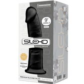 Realistische Penis Premium Silexpan Siliconen Zwart 23 c
