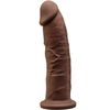 Realistische Penis Premium Silexpan Siliconen Bruin 19 c