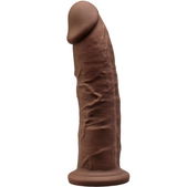 Realistische Penis Premium Silexpan Siliconen Bruin 19 c
