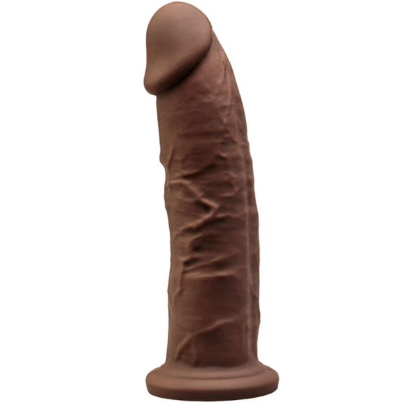 Realistische Penis Premium Silexpan Siliconen Bruin 19 c