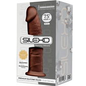 Realistische Penis Premium Silexpan Siliconen Bruin 19 c