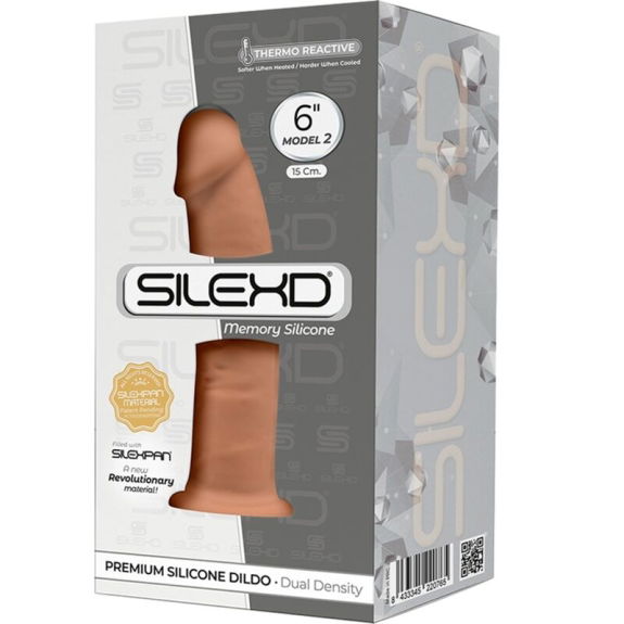 Realistische Dildo Premium Silexpan Siliconen Karamell 1