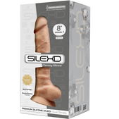 Realistische Dildo van Silexd 20 cm met Silexpan Silicon