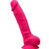 Realistische Penis Premium Silexpan Siliconen Fuchsia 20