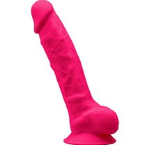Realistische Penis Premium Silexpan Siliconen Fuchsia 20