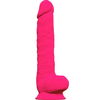 Realistische Dildo Premium Silexpan Siliconen Fuchsia 38