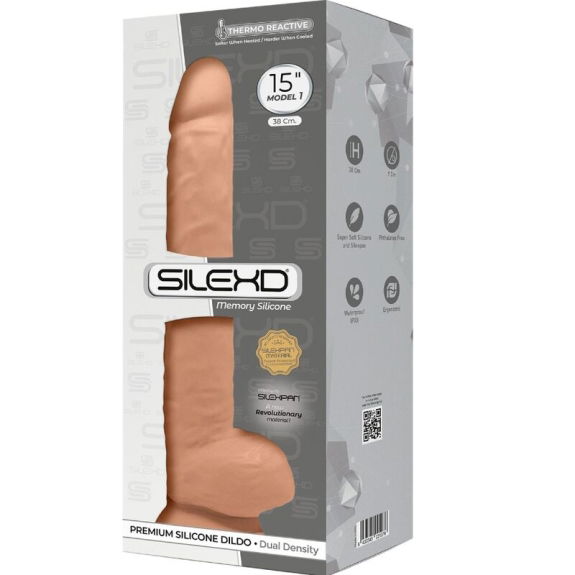 Silexd - Realistische Penis Premium Silicone 38 cm