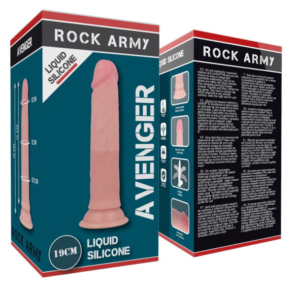 Rock Army Liquid Silicone Premium Avenger Realistic 19 c