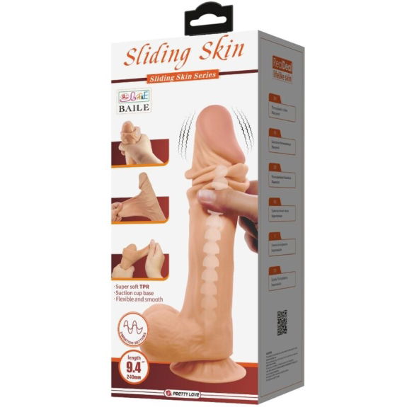 Schuifhuid Serie Realistische Dildo Met Zuignap Huid 24 