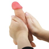 Sliding Skin Series Realistic Dildo With Sliding Skin Su