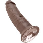Realistische 25.4 cm Bruine Dildo met Zuignap