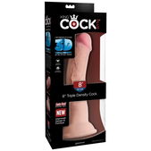 King cock plus - Triple Density Dildo 21.6 Cm