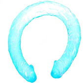 Baile anal - Dubbele Dong Blauw 44.5 CM