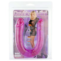 Seven creations - Flexibele Jelly Penis Met Twee Koppen