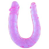 Seven creations - Flexibele Jelly Penis Met Twee Koppen
