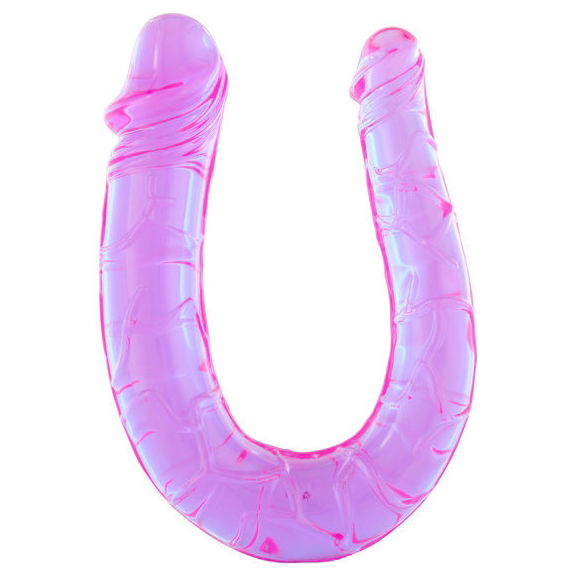 Seven creations - Flexibele Jelly Penis Met Twee Koppen