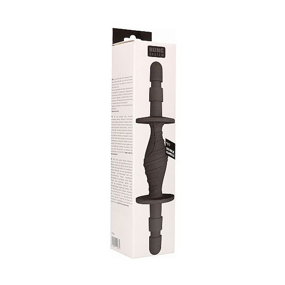 Hung system - Dubbele Penetratie Sleeve - Zwart