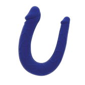 Get real - Realistische Mini Dubbele Dong Blauw