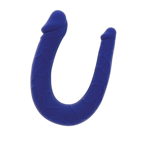 Get real - Realistische Mini Dubbele Dong Blauw