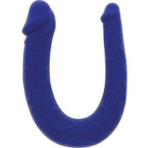 Get real - Realistische Mini Dubbele Dong Blauw