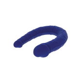 Get real - Realistische Mini Dubbele Dong Blauw