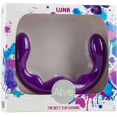 Luna Dildo Dubbele Penetratie Violet Siliconen 25 cm