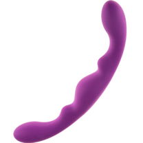 Luna Dildo Dubbele Penetratie Violet Siliconen 25 cm