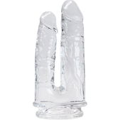 Imperium Realistische Dubbele Dildo Transparant 12/14 cm
