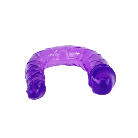 Baile anal - Dubbele Dildo in Lila Flexibele Jelly