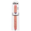 King cock - Dikke Dubbele Dildo Flesh 40,6 cm