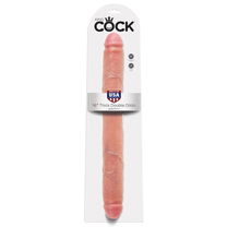 King cock - Dikke Dubbele Dildo Flesh 40,6 cm
