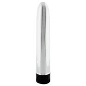 Zilveren Vibrator met Regelaar - 16 cm x 3 cm