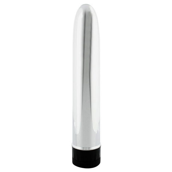 Zilveren Vibrator met Regelaar - 16 cm x 3 cm