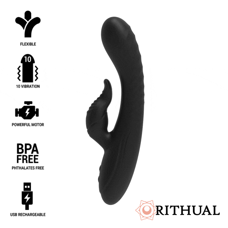 Rithual - Anusara Dual Rechargeable Vibrator 2.0 Zwart