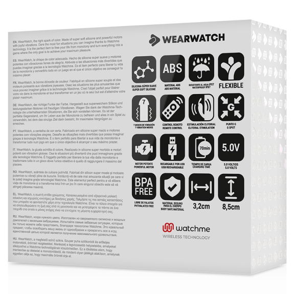 Wearwatch - Dubbele Technologie Watchme Vibrator