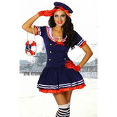 Marine kostuum sailor girl