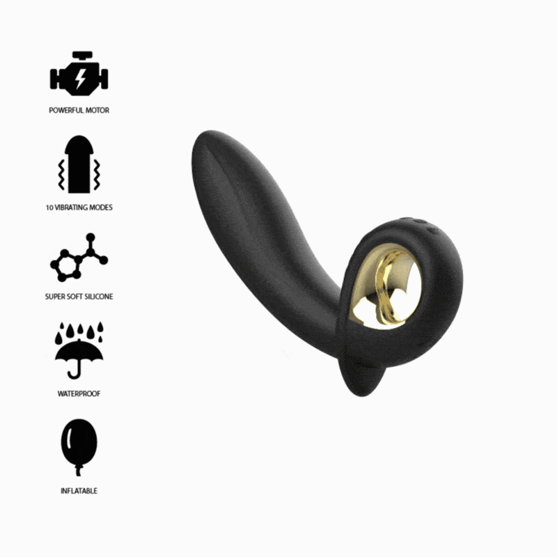 Ibiza - Krachtige Opblaasbare Vibrator Met Afstandsbedie