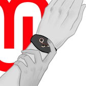 Watchme - Wireless Technology Watch Jet Black and Copper