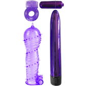Ultieme kit voor stellen met ring, huls en paarse bullet