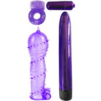 Ultieme kit voor stellen met ring, huls en paarse bullet
