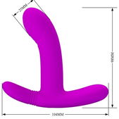 Geri Clitoris Massager - Roze Draadloze Afstandsbedienin