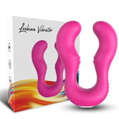 Seraph Vibrator Met Dubbele Afstandsbediening - Fuchsia