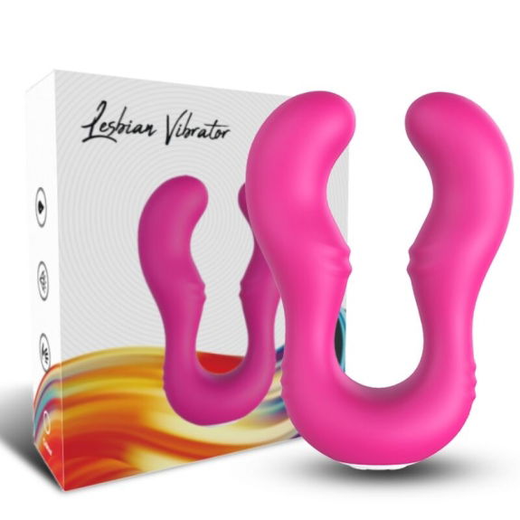 Seraph Vibrator Met Dubbele Afstandsbediening - Fuchsia