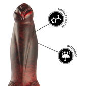 Prometheus Dildo Titan in Flames - Oplaadbare Afstandsbe