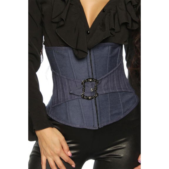 Jeanslook onderbust corset